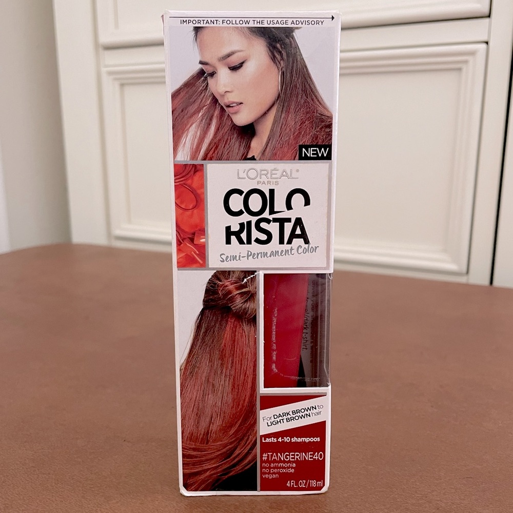 L’Oréal Colorista Semi Permanent Hair Color- Tangerine 40 red NWT 🎉Host Pick x4🎉